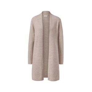 Otvorený dlhý kardigán, svetlobéžový vyobraziť