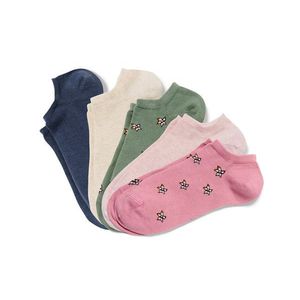 Krátke ponožky, 5 párov, pestrofarebné vyobraziť