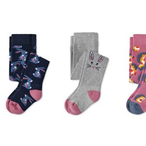 Pančuchové nohavice, 3 ks, s celoplošnou potlačou s motívom zajačika vyobraziť