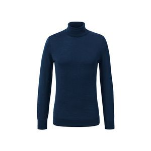 Pulóver z merino vlny, námornícka modrá vyobraziť