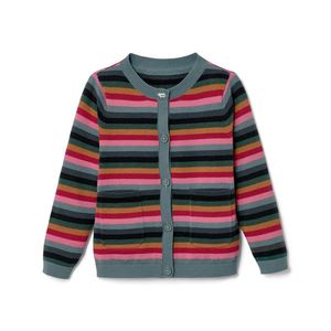 Detský pletený svetrík, pruhovaný vyobraziť