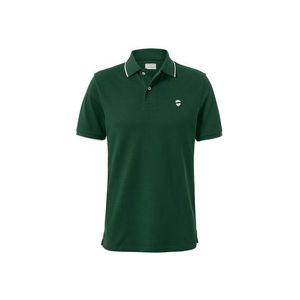 Piké polokošeľa, tmavozelená vyobraziť