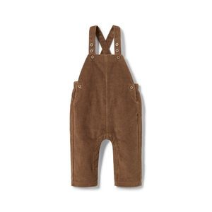 Menčestrové nohavice s náprsenkou vyobraziť