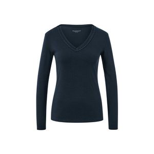 Tričko s dlhým rukávom, modré vyobraziť