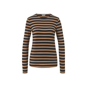 Prúžkované tričko s dlhými rukávmi vyobraziť