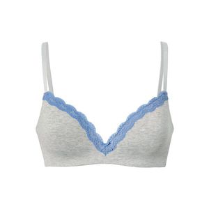 Podprsenka s mäkkými košíčkami, sivá s melírom vyobraziť