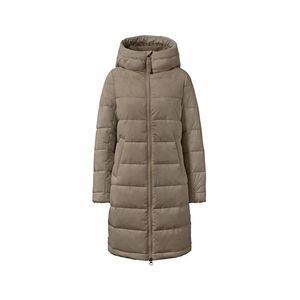 Prešívaný kabát, hnedosivý vyobraziť