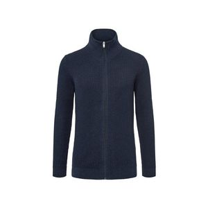 Pletený sveter, tmavomodrý vyobraziť