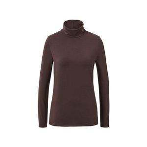Tričko s rolákovým golierom, hnedé vyobraziť