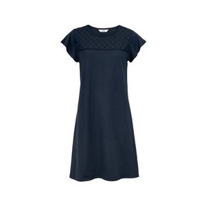 Džersejové šaty s ažúrovou výšivkou vyobraziť