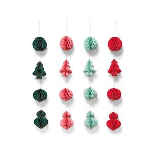 Ozdoby na vianočný stromček, 16-dielna súprava vyobraziť