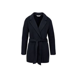 Krátky vlnený kabát s kašmírom vyobraziť