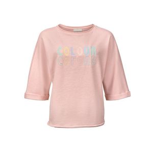 Mikina s trojštvrťovým rukávom, ružová vyobraziť