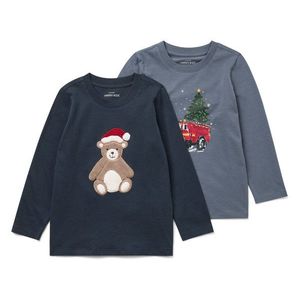 Detské tričká s dlhými rukávmi, 2 ks vyobraziť