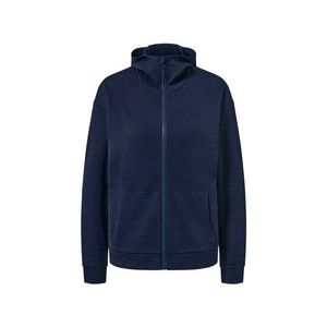 Mikina s kapucňou s vlnou certifikovanou podľa RWS, tmavomodrá vyobraziť