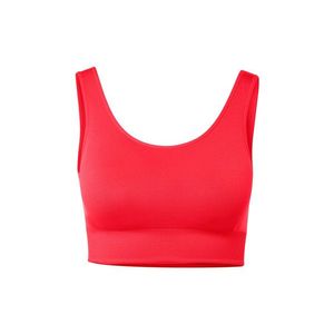 Bezšvová športová podprsenka, červená vyobraziť