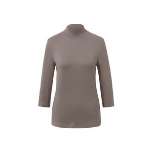 Tričko z jemnej pleteniny, hnedosivá vyobraziť