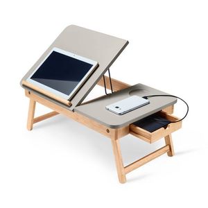Drevený stolík na notebook vyobraziť