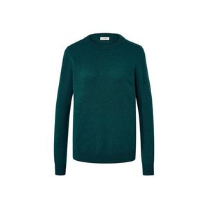 Pulóver z jemnej pleteniny s kašmírom, zelený vyobraziť
