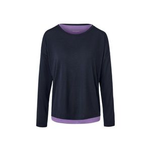 Športové tričko 2 v 1, modro-fialové vyobraziť