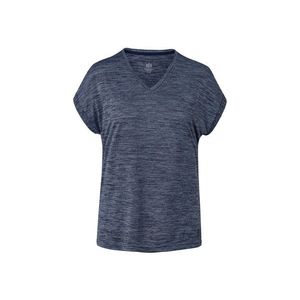 Funkčné tričko, tmavomodré s melírom vyobraziť