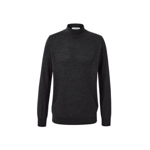 Pulóver z vlny merino, antracitový vyobraziť