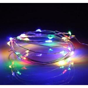 Vianočné LED svetielka 20l drôtik kvapky na batérie 4/19/nik/m vyobraziť