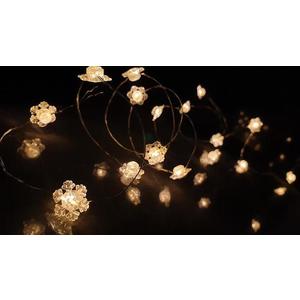 Vianočné svetielka LED 20l druciki sniezynki + gwiazdki na baterie vyobraziť