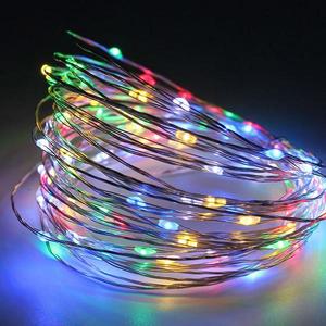 Vianočné svetielka 100l kvapky 10/19/nik bat multi vyobraziť