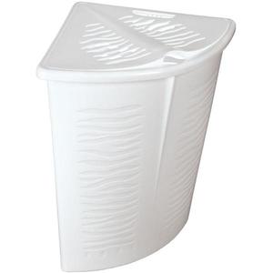 Rohový kôš Zebra 45l 1402 biela vyobraziť