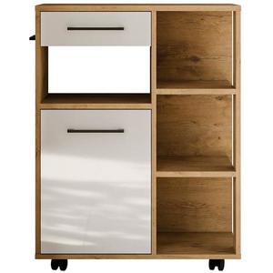 Príborník Linda Biely/Dub Lancelot 80 (VIGO) vyobraziť