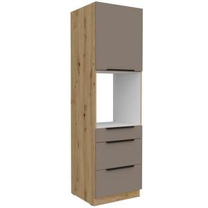 Kuchynská skrinka Aria-Ta/Ar Anti Fingerprint 60dps-210 1f 3s vyobraziť