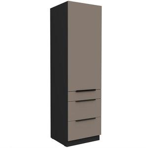 Kuchynská skrinka Aria-Ta/Bl Anti Fingerprint 60dks-210 1f 3s vyobraziť