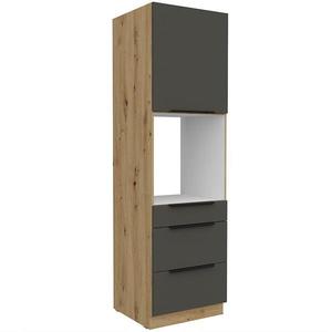 Kuchynská skrinka Aria-Gr/Ar Anti Fingerprint 60dps-210 1f 3s vyobraziť