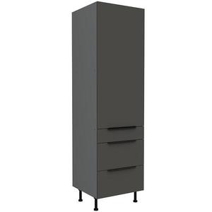 Kuchynská skrinka Aria-Gr/Ant Anti Fingerprint 60dks-215 1f 3s vyobraziť