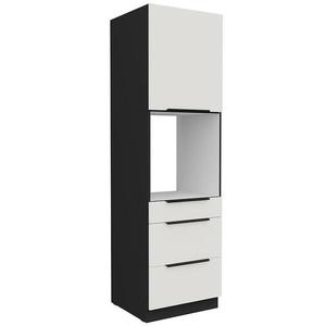 Kuchynská skrinka Aria-Wh/Bl Anti Fingerprint 60dps-210 1f 3s vyobraziť