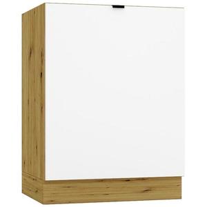 Kuchynská skrinka Cosmo Gianna D60 P/L Biela Aljaška/Dub Artisan vyobraziť