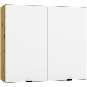 Kuchynská skrinka Cosmo Gianna W80 Biely Aljašský/DubArtisan vyobraziť