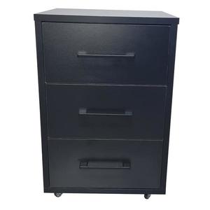 Skrinka na kolieskach 3S čierna vyobraziť