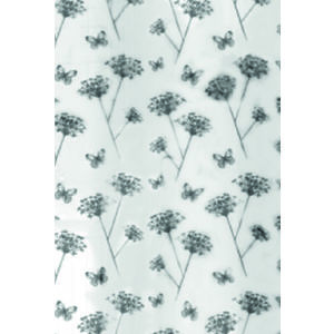 BISK - Záves sprchový FLOS black/whit vyobraziť