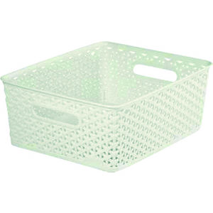 CURVER - Úložný box imitácia ratanu MY Style M, krémový vyobraziť