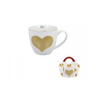 DUO - Hrnček 460ml Gold Heart vyobraziť