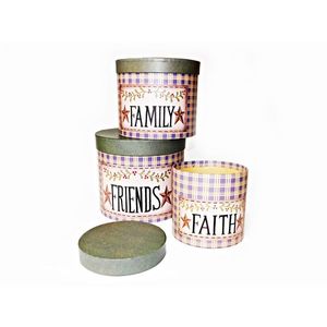 Krabica darčeková okrúhla 3ks vyobraziť