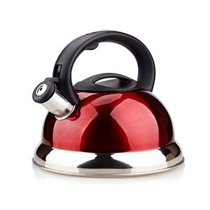 MAKRO - Čajník 3L pískací, červeno - strieborný vyobraziť