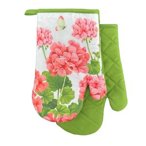 MAKRO - Chňapka s magnetom Flower II.2ks, zelená kvety vyobraziť