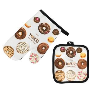 MAKRO - Chňapka sada 2ks, rukavica a podložka, DONUTS vyobraziť