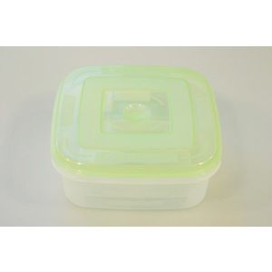 MAKRO - Dóza Bella 1L, plytká 16x16x6, 5cm, rôzne farby vyobraziť