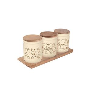 MAKRO - Dóza sada 3ks x 400ml, káva, cukor, čaj vyobraziť