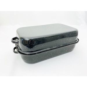 MAKRO - Dvojpekáč smalt 26cm, vonkajší rozmer 18, 5x12x30, 5cm vyobraziť