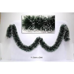 MAKRO - Girlanda 2m zelená biele konce vyobraziť